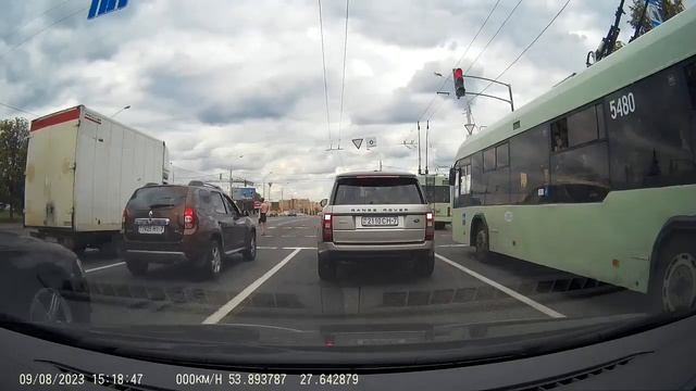 По улицам Минска 9-08-2023 (timelapse 4x) смотреть онлайн