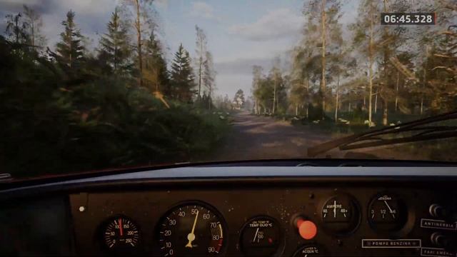 EA WRC Dashboard Replay Secto Rally Finland Paijala Sunrise Lancia Stratos смотреть онлайн