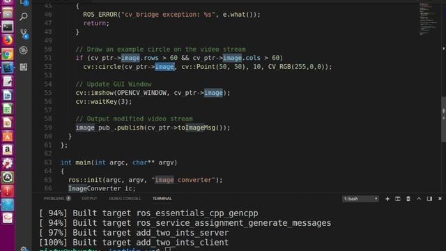 13.15. OpenCV (C++)  CvBridge Bridging Images between OpenCV and ROS смотреть онлайн