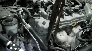 Nissan Almera Classic двс QG16 замена помпы