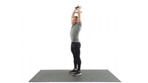 #37 Французкий жим стоя с гантелей. Упражнение на трицепс.