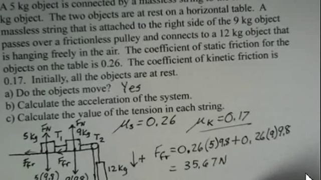 Newton's Second Law F ma Three Objects смотреть онлайн