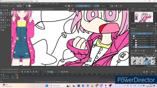 Speedpaint | Emu Otori from Project Sekai Hatsune Miku Colorful Stage ! смотреть онлайн