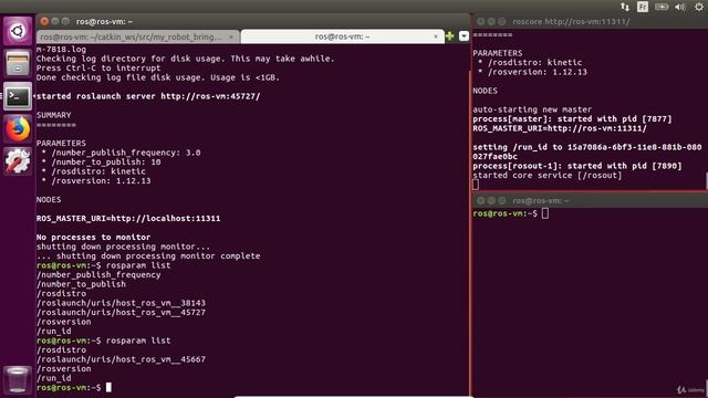 7.007 Create a Launch File to Start all Your Parameters and Nodes смотреть онлайн