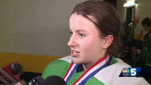 Burlington, Colchester Combo Team Secures First Girls Hockey Championship Together