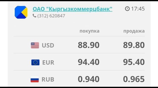 🇰🇬курс Кыргызстан 🤝 курс валюта сегодня 20.04.2024 курс рубль 20-Апрель смотреть онлайн