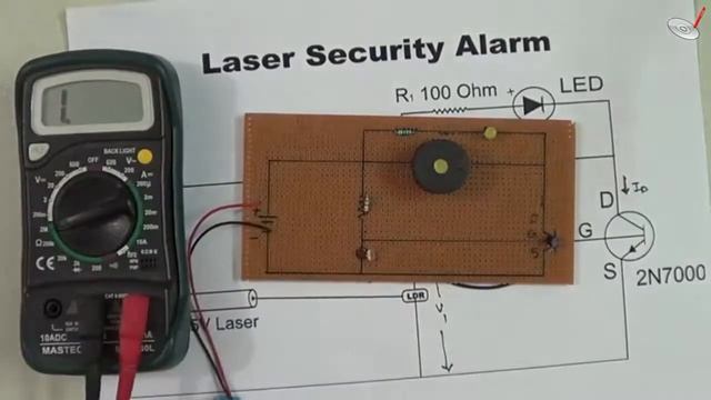 How does a laser security system circuit works? смотреть онлайн