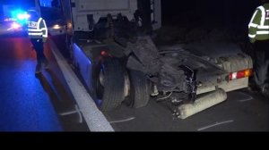 audi rs6 crash