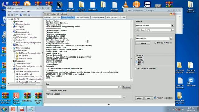 INFINIX SMART 7 FRP UMT Infinix X66517 Reset FRP Umt SPD Unisoc SC9863A1 CPU FRP смотреть онлайн