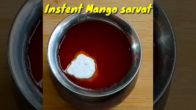 Instent Mango Sharbat Recipe#short #summerdrinkspecial #mangodrinks #sarbathrecipe #ytshorts