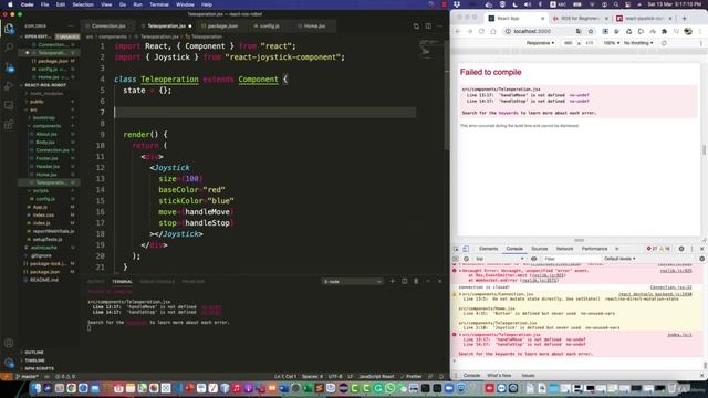 4.3. Develop the React Joystick Component смотреть онлайн