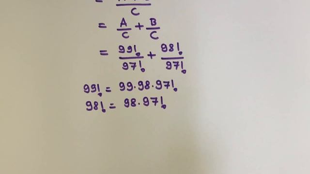 A basic Math problem : (99! + 98!) / 97! смотреть онлайн