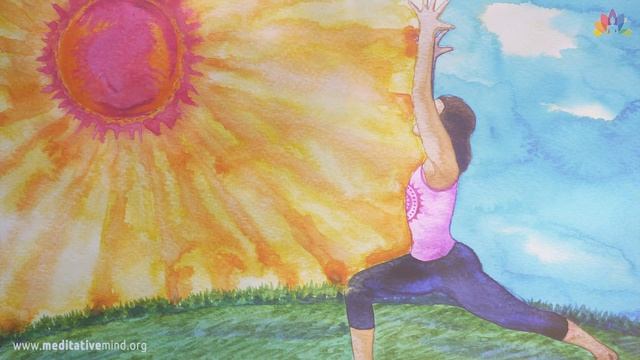 Расслабляющая вечерняя фоновая музыка для занятий йогой, смотреть онлайн