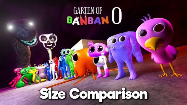 Сад Бан Бана - Сравнение Размеров