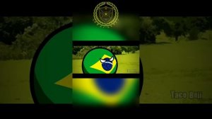 Come to Brazil (1) #countryballs #shorts #озвучка #рек #бразилия #brazil