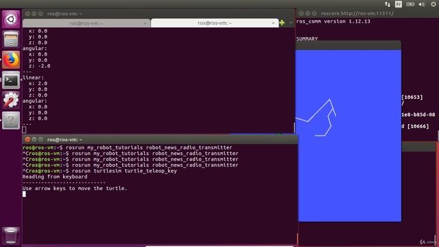 4.010 Experiment on Topics With Turtlesim. смотреть онлайн