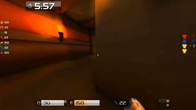 Quake Live: =]NRG[=-(POV)-vs-derOffizier-bloodrun overtime win смотреть онлайн