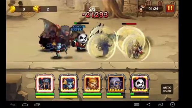 Heroes Charge прохождение испытания физ ДД/6 сложность смотреть онлайн