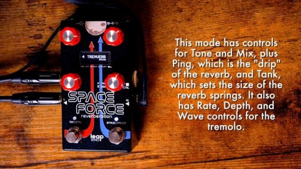 Alexander Pedals Space Force Reverberation || Demo (Stereo)