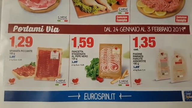 Volantino EUROSPIN #7 || Offerte dal 24 gennaio al 3 febbraio '19 || Una Fetta Di Paradiso смотреть онлайн