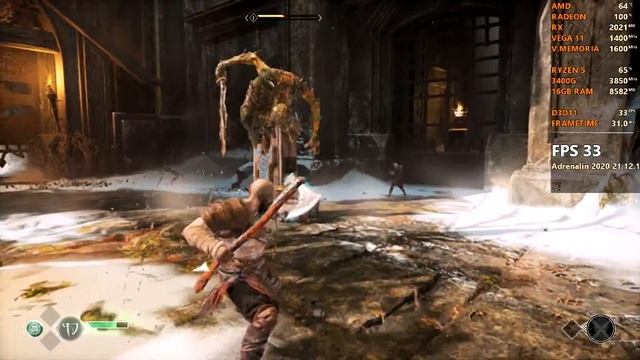 God of War | Ryzen 5 3400G | Gráficos Vega 11 | 8GB Single | 16GB Dual 3200 MHz смотреть онлайн