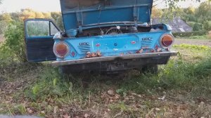 Запуск запорожца после простоя / starting the engine zaz 968 after a long stop