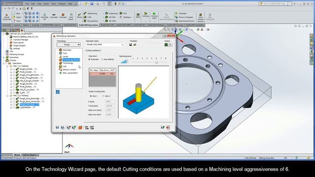 SolidCAM IMachining Getting Started - 2D Example: Bottom Face Machining