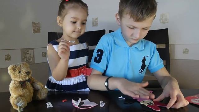 Поделки для детей. Аппликация для малышей Минни Маус. Applique for Kids Minnie Mouse смотреть онлайн