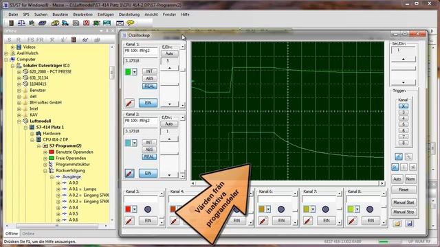 S5/S7 för Windows® med oscilloskopfunktion смотреть онлайн
