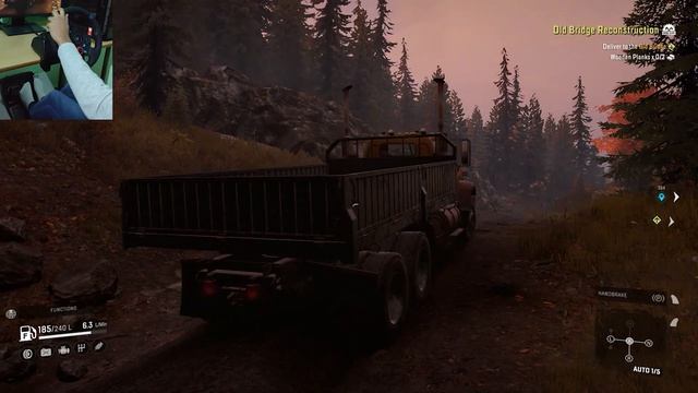 Transporting Metals Beams And Wooden Planks | SnowRunner | Logitech g29 Gameplay [2k@60fps] смотреть онлайн