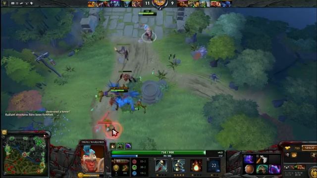 Dota 2 destroy tower смотреть онлайн