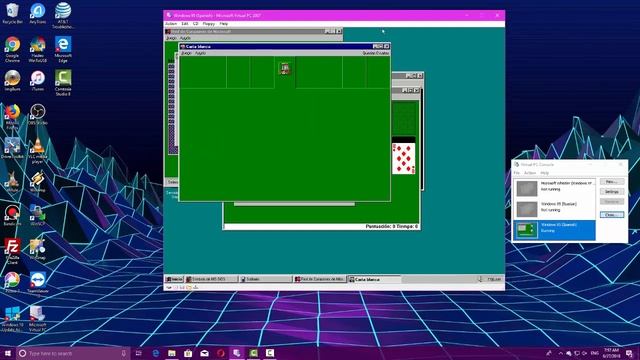 Windows 95C (Spanish) in Virtual PC 2007! смотреть онлайн
