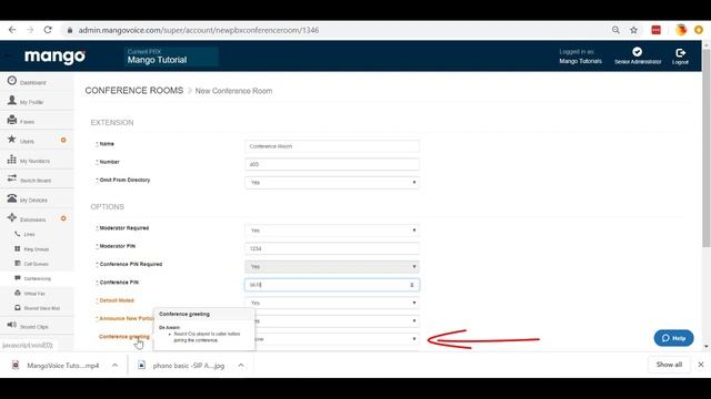 Conference Room | MangoVoice Tutorial смотреть онлайн