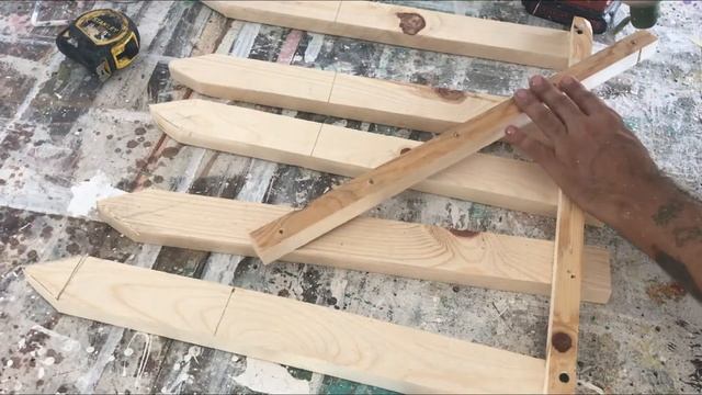 COMO HACER UNA CERCA- BARDA DE MADERA PARA DECORAR EVENTOS O JARDIN смотреть онлайн