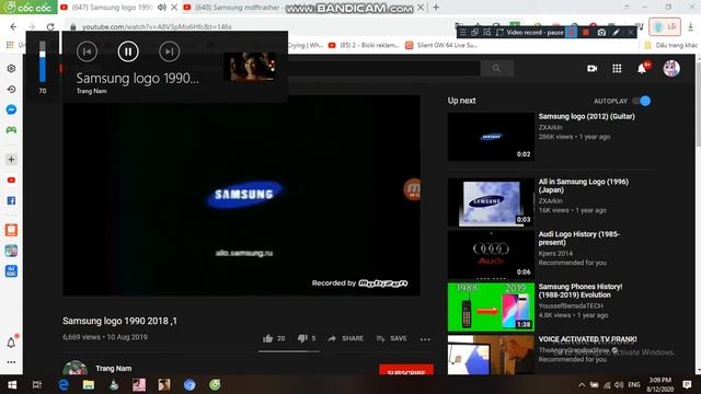 Samsung logo history (1990-2020) Part 1/3 смотреть онлайн