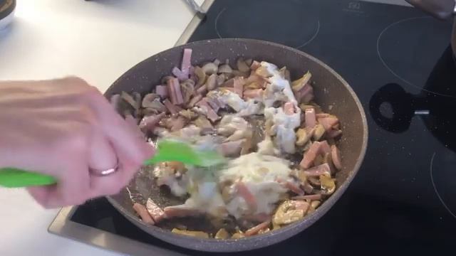 Фетучини с ветчиной и грибами пошаговый рецепт смотреть онлайн