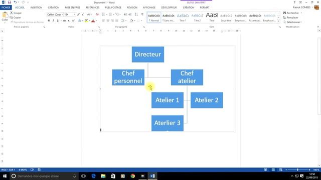 Tuto Word 2013 - Créer et personnaliser un SmartArt смотреть онлайн