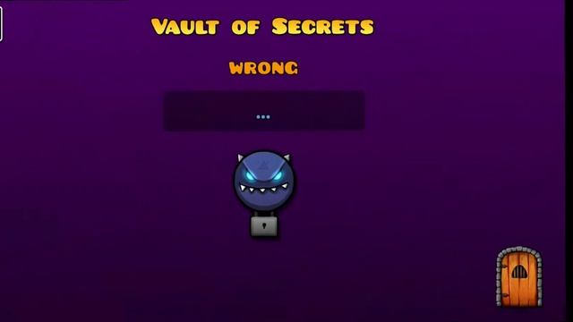 Geometry Dash. Vault Of Secrets.