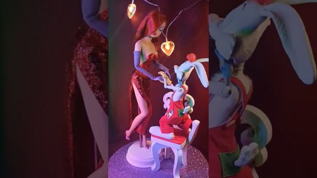 Пусть на вас смотрят так же, как Роджер на Джессику( *¯ ³¯*)♡ #jessicarabbit #ooak #alynram #love смотреть онлайн