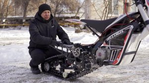 Гусеница на мото питбайк Monotrack 22 | Обзор