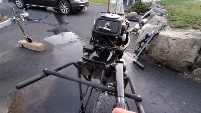 Mercury 20 HP Outboard Startup