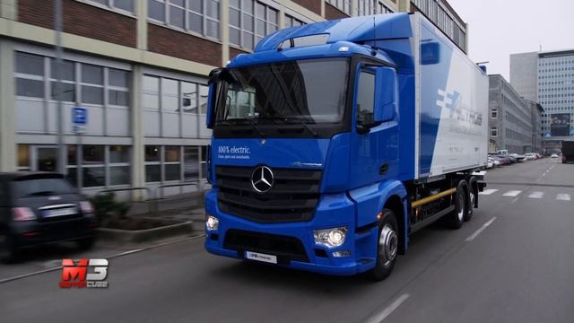 NEW MERCEDES EACTROS 2018 - FIRST TEST DRIVE ONLY SOUND смотреть онлайн
