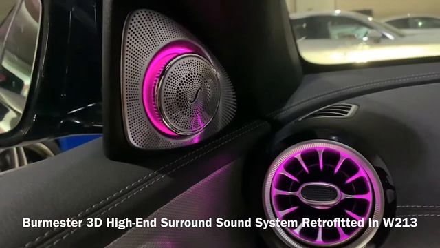 Burmester 3D High-End Surround Sound System Retrofitted In W213 E250 смотреть онлайн