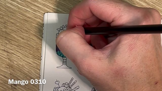 Small Victories Mini Series Sweet Treats Page | Treat 7 Cocktail | Johanna Basford | Adult Colourin смотреть онлайн