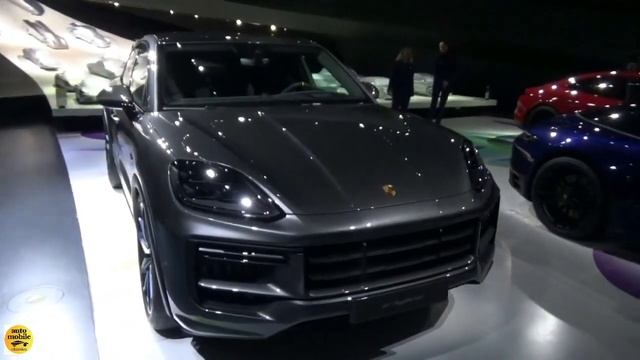 2024 Porsche Cayenne Turbo E-Hybrid GT 8AT - Exterior and Interior - Autostadt Wolfsburg 2024 смотреть онлайн