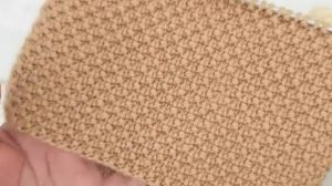 Магия Тени и Света! Красивый теневой узор спицами для начинающих! 🧶✨ Вяжем рельефные шедевры!