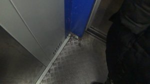 Пассажирский лифт (г. Белоозёрский), V=1 м-с, г-п 400 кг (14), музыкальный лифт КМЗ