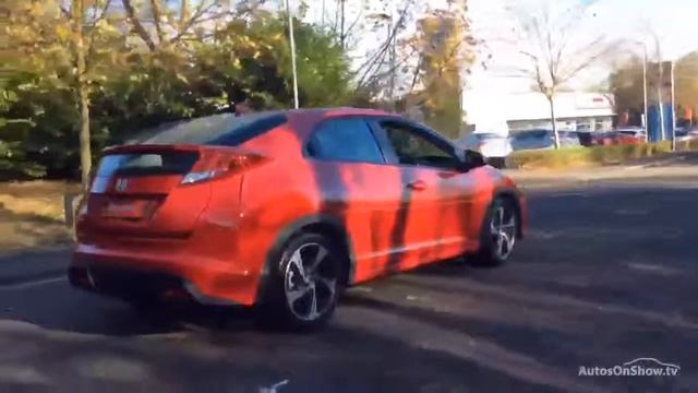 HONDA CIVIC I-DTEC ES RED 2013 смотреть онлайн