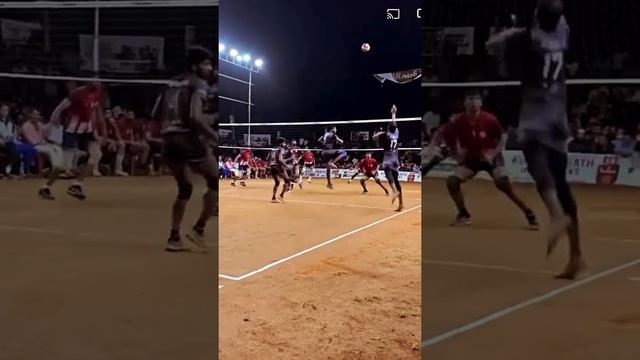 setter presence of mind 😨 #volleyball смотреть онлайн