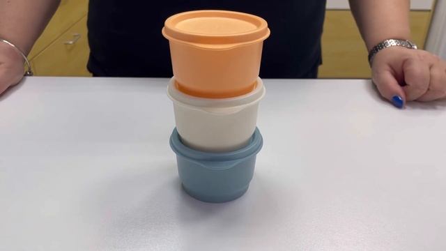 Идеальная емкость для небольших количеств продуктов. Закусочный стаканчик 125 мл Tupperware. смотреть онлайн